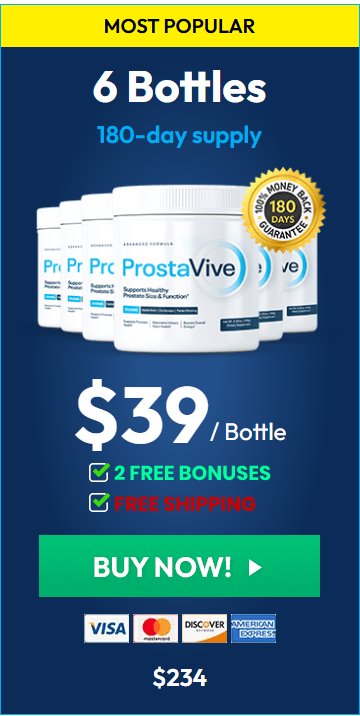 ProstaVive Buy 6 Bottles